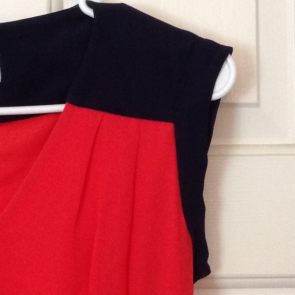 Sweet Storm Coral/Navy Dress - Picture 5 of 6